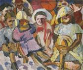 LENTULOV Aristarkh Vasilievic Children With Parasols LENTULOV Aristarkh Vasilievic Children With Parasols