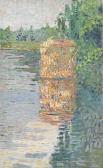 LENTULOV Aristarkh Vasilievic Tent Along The River LENTULOV Aristarkh Vasilievic Tent Along The River