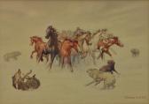 LEONARD H. Reedy Mustangs And Wolves LEONARD H. Reedy Mustangs And Wolves