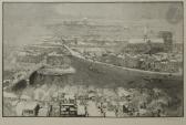 LEPERE Auguste Louis Paris Sous La Neige, Vu Du Haut De Saint-gervais LEPERE Auguste Louis Paris Sous La Neige, Vu Du Haut De Saint-gervais