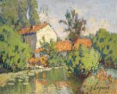 LEPINE Joseph Moulin Au Bord De L'eau LEPINE Joseph Moulin Au Bord De L'eau