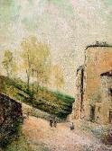LEPINE Stanislas Vorstadtlandschaft. LEPINE Stanislas Vorstadtlandschaft.