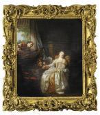 LEPRINCE Jean-Baptiste Une Femme Endormie, Qu'un Jeune Homme Veut Éveiller Au Son De Sa Guitare Dit L'amour À L'espagnole LEPRINCE Jean-Baptiste Une Femme Endormie, Qu'un Jeune Homme Veut Éveiller Au Son De Sa Guitare Dit L'amour À L'espagnole