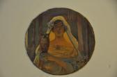 LESSIEUX Ernest Louis Portrait De Femme Au Grand-duc LESSIEUX Ernest Louis Portrait De Femme Au Grand-duc