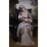 LEVY Émile Young Mother Feeding Her Baby LEVY Émile Young Mother Feeding Her Baby