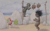 LEWIN Frederick George Humorous Study LEWIN Frederick George Humorous Study