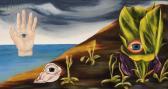 LEWIS Doris Lindo Surrealist Landscape LEWIS Doris Lindo Surrealist Landscape