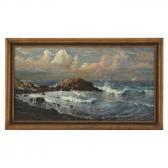 lewis edmund darch Waves Off A Rocky Coast lewis edmund darch Waves Off A Rocky Coast