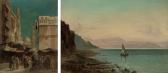 LEWIS Edward Goodwyn Arabs Walking On The Shore LEWIS Edward Goodwyn Arabs Walking On The Shore
