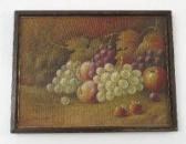 LEWIS J.L. Still Life Study Of Fruit To A Mossy Background LEWIS J.L. Still Life Study Of Fruit To A Mossy Background