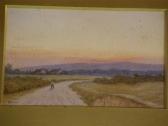 LEWIS John Furley Landscape With Figure On Acountry LEWIS John Furley Landscape With Figure On Acountry