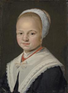 Judith Leyster - Portrait Of A Girl, Bust-length, In A Black Dress