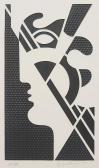 LICHTENSTEIN Roy Modern Head #5, From Modern Head Series LICHTENSTEIN Roy Modern Head #5, From Modern Head Series