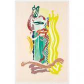 LICHTENSTEIN Roy Portrait, From Brushstroke Figure Series LICHTENSTEIN Roy Portrait, From Brushstroke Figure Series