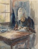 LIEBERMANN Max Holländerin Bei Der Handarbeit LIEBERMANN Max Holländerin Bei Der Handarbeit