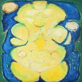 LILLIENDAHL Alfred Harry Yellow And Blue Composition LILLIENDAHL Alfred Harry Yellow And Blue Composition