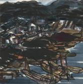 LIN FENGMIAN Fishing Boats At The Dock LIN FENGMIAN Fishing Boats At The Dock