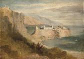 LINTON William The Grimaldi Palace, The Rocher De Monaco LINTON William The Grimaldi Palace, The Rocher De Monaco