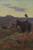LINTON William Evans Watching The Herd LINTON William Evans Watching The Herd