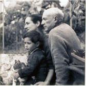LIPNITZKI Boris Picasso, Francoise Gilot & Son Claude LIPNITZKI Boris Picasso, Francoise Gilot & Son Claude