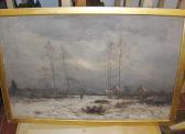 LITTLE George Léon Winter Landscape LITTLE George Léon Winter Landscape