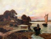 LLOYD Walter Stuart Sunset On The River Exe LLOYD Walter Stuart Sunset On The River Exe