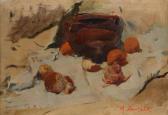 LOCATELLI Romualdo Composizione Con Frutta E Vaso LOCATELLI Romualdo Composizione Con Frutta E Vaso