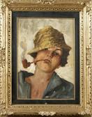 longoni Portrait Eines Italienischen Buben longoni Portrait Eines Italienischen Buben