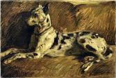 LOOSCHEN Reent Liegende Dogge LOOSCHEN Reent Liegende Dogge