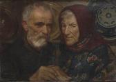 LOPEZ JUAN LUIS Retrato De Los Padres Del Pintor LOPEZ JUAN LUIS Retrato De Los Padres Del Pintor