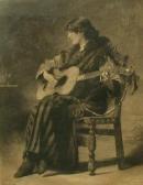 LOS RIOS de Ricardo Lady Playing A Guitar LOS RIOS de Ricardo Lady Playing A Guitar