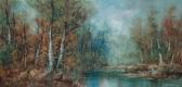 LOSSONCZY Tamas An Autumnal River Landscape LOSSONCZY Tamas An Autumnal River Landscape