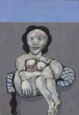 LUCEBERT Sitting Nude LUCEBERT Sitting Nude