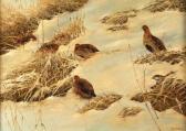 LUKKIEN T Partridge In Winter Landscape LUKKIEN T Partridge In Winter Landscape
