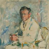 LUND Henrik Portrait Of A. Michelsen LUND Henrik Portrait Of A. Michelsen