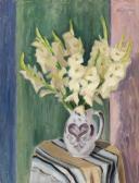 LYMAN John Goodwin White Gladioli LYMAN John Goodwin White Gladioli