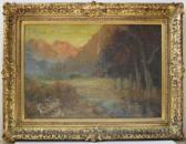 LYNN-JENKINS Frank Western Landscape With Stream LYNN-JENKINS Frank Western Landscape With Stream