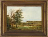 MØLLER Johan Peter Ch. An Autumn Scenery From Farum Village, Denmark MØLLER Johan Peter Ch. An Autumn Scenery From Farum Village, Denmark