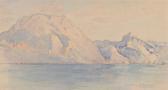 MÜHLBACHER Ferdinand Der Traunsee Mit Traunstein Und Griechin MÜHLBACHER Ferdinand Der Traunsee Mit Traunstein Und Griechin
