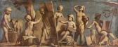MÜLLER Andreas Pendant: Allegorie Der Bildenden Künste MÜLLER Andreas Pendant: Allegorie Der Bildenden Künste