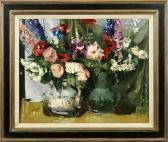 MÜLLER Carl Otto Zwei Blumensträuße MÜLLER Carl Otto Zwei Blumensträuße