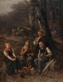 MÜLLER-LINGKE Albert Rast Im Wald MÜLLER-LINGKE Albert Rast Im Wald