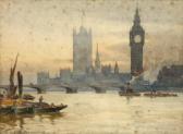 mac donald william alister View Of Big Ben From The Thames mac donald william alister View Of Big Ben From The Thames