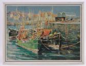 Mac Kenzie Charles Kynance Harbour Scene Mac Kenzie Charles Kynance Harbour Scene