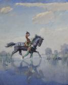 MACCOY Ann Wyeth So The Change Was Made, And They Went Forward As Briskly As They Durst On The Uneven Causeway (crossing The Fens) MACCOY Ann Wyeth So The Change Was Made, And They Went Forward As Briskly As They Durst On The Uneven Causeway (crossing The Fens)