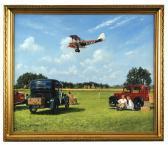 MACDONALD Alex Summer At Old Warden, Bedfordshire, With A De Havilland Dh60 Moth And Two Austin 7s, One With The Registration Hur 68 MACDONALD Alex Summer At Old Warden, Bedfordshire, With A De Havilland Dh60 Moth And Two Austin 7s, One With The Registration Hur 68