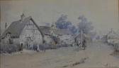 MACDONALD J.Tim British Village Scene MACDONALD J.Tim British Village Scene