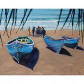 MACDONALD JACQUELINE Beached Boats At The Shore MACDONALD JACQUELINE Beached Boats At The Shore