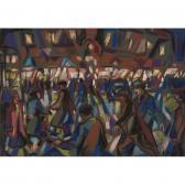 MACDONALD Tom Busy Street Scene MACDONALD Tom Busy Street Scene