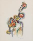 MACDONALD-WRIGHT Stanton Still Life Of Mini-pumpkin Branch MACDONALD-WRIGHT Stanton Still Life Of Mini-pumpkin Branch